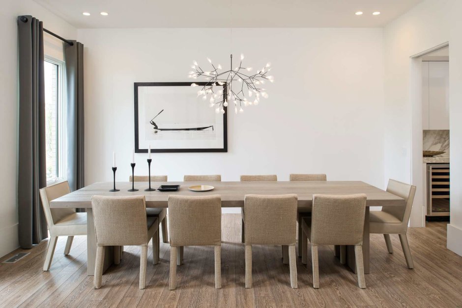 Modern dining room wall tiles design