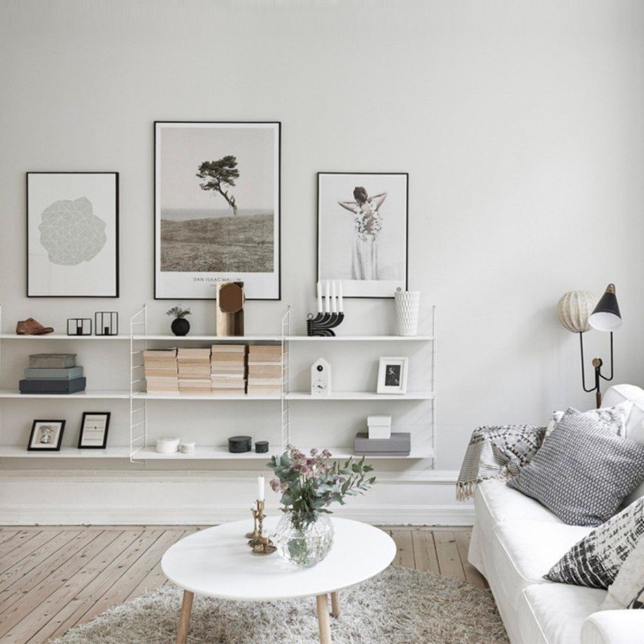 Rectangle living room design