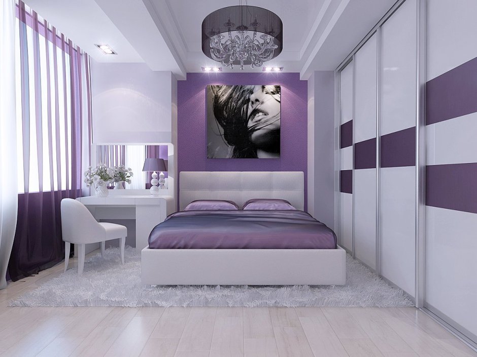 Lilac room colour