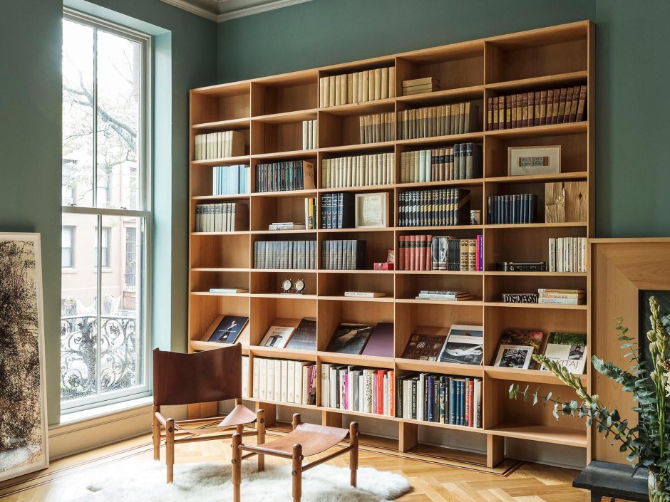 Shelves design for study room