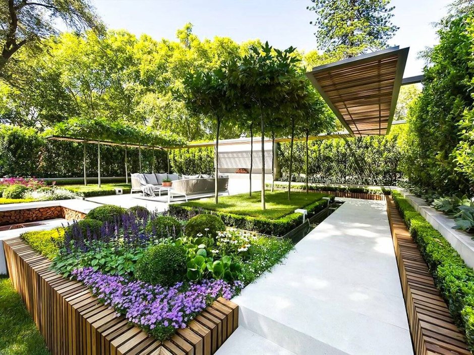 Garden rooms landscape design