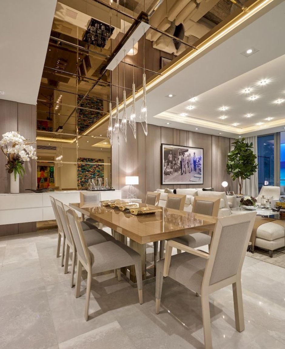 Luxury dining room design
