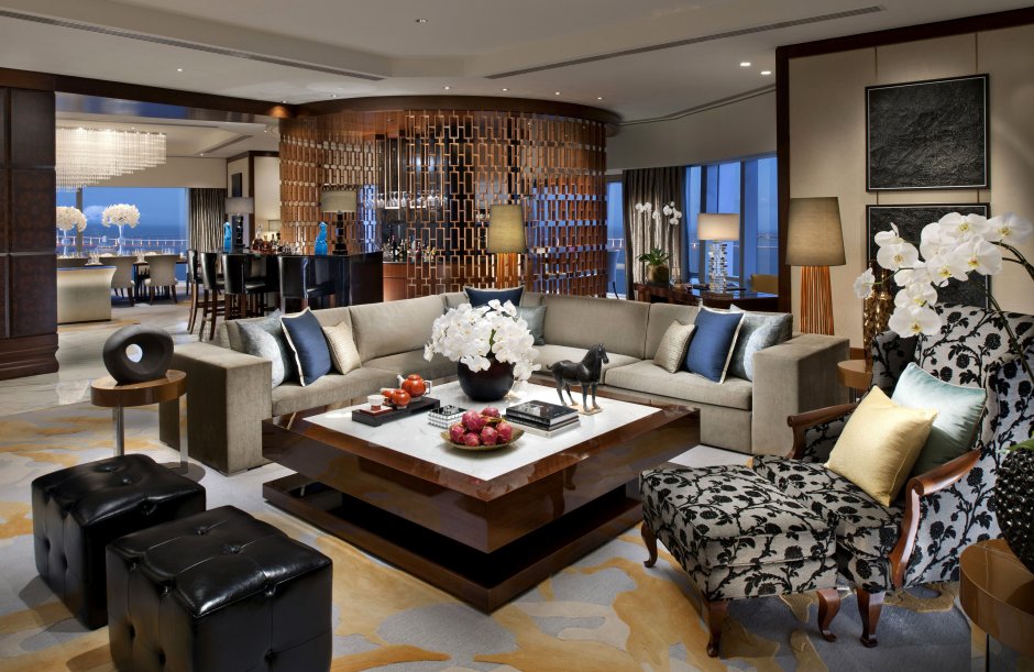 Living room luxury wallpaper