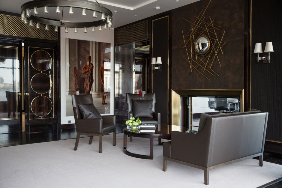 Luxury interior design office room