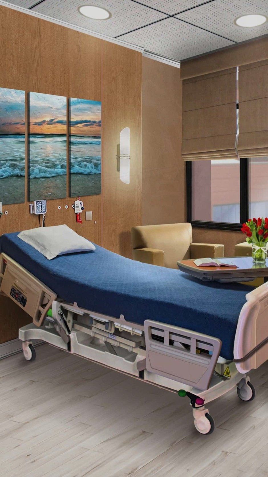 Hospital Room Bed Desk Window View Unreal Highly Rendered Render Stock  Photo by ©elesaro 643852324