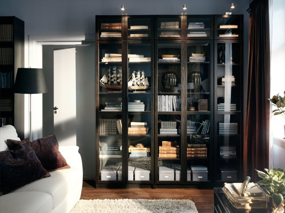 Fancy shelves for living room