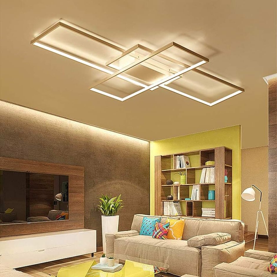 Square ceiling lights for living room