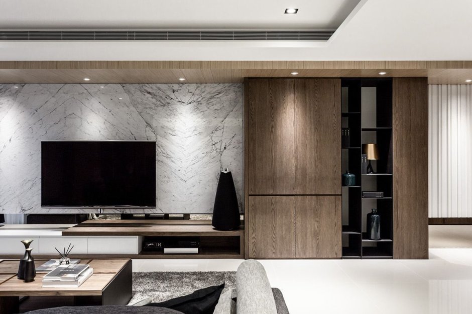 Wall cabinet design living room