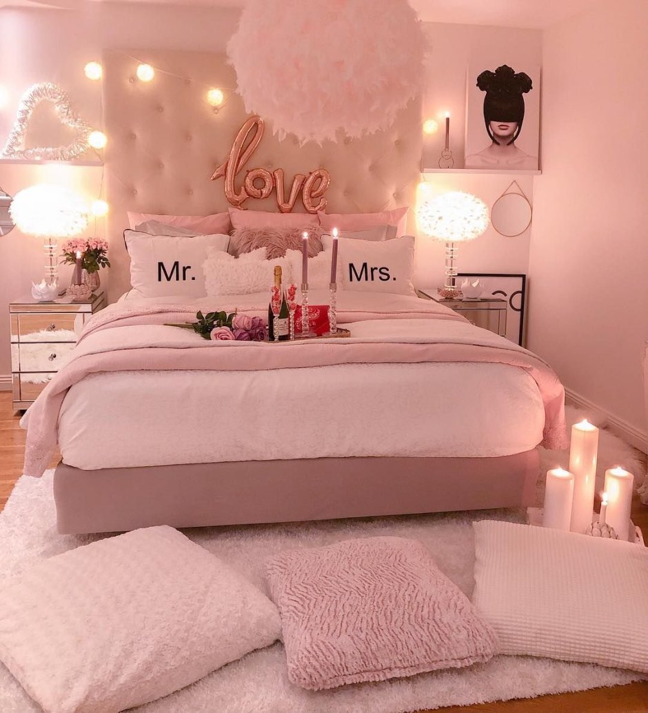 Romantic room decor for him