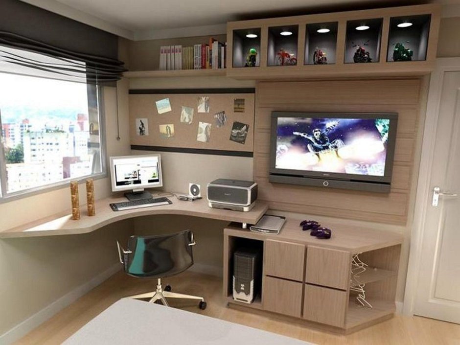 Mini study room design