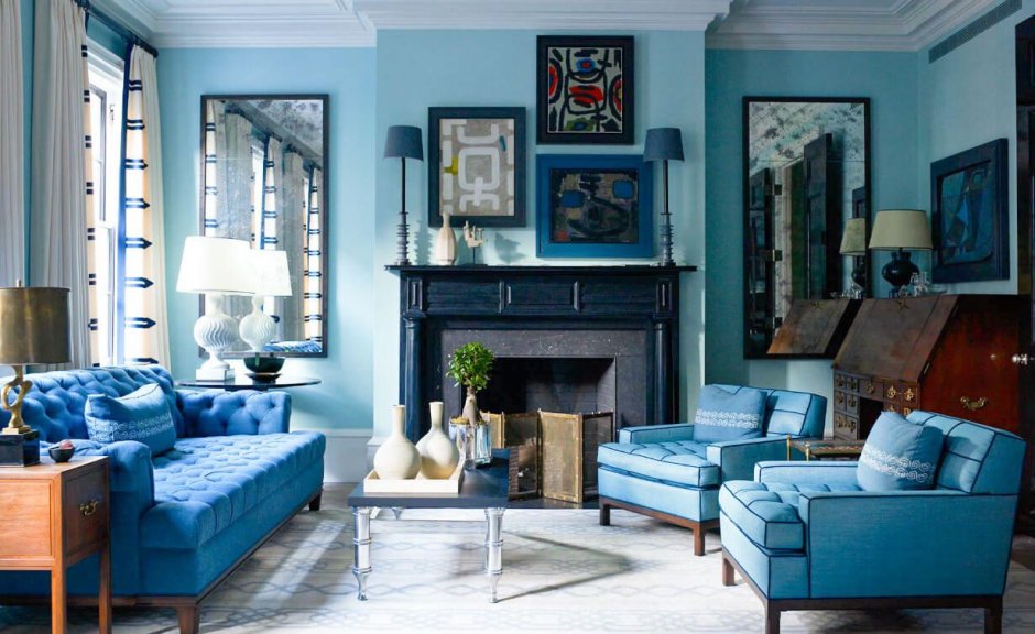 Hague blue living room