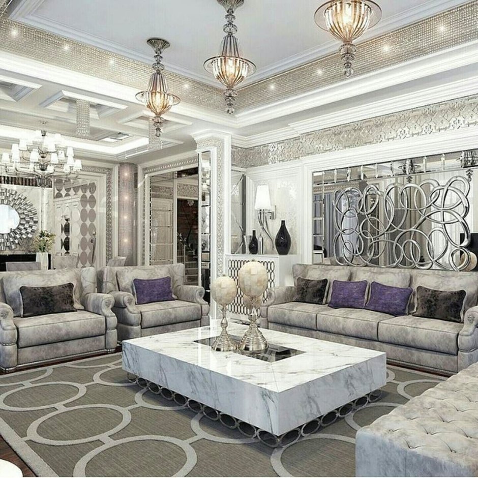 Mansion interior living room