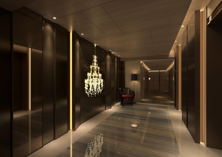 Hotel room corridor design