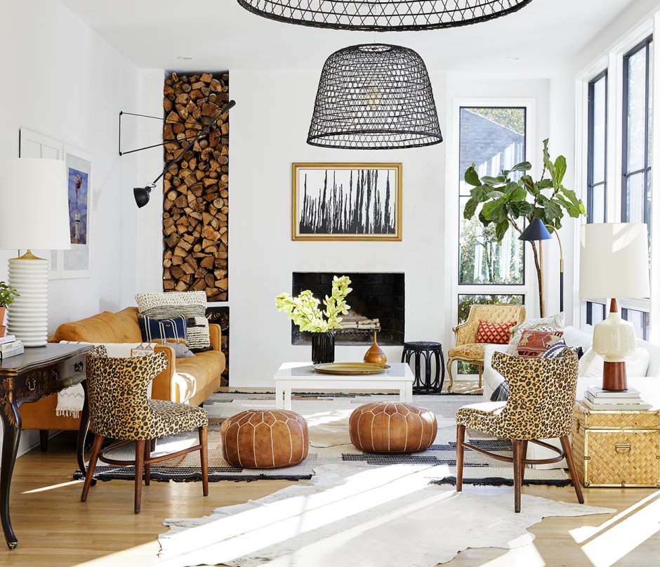 Tropical living room design
