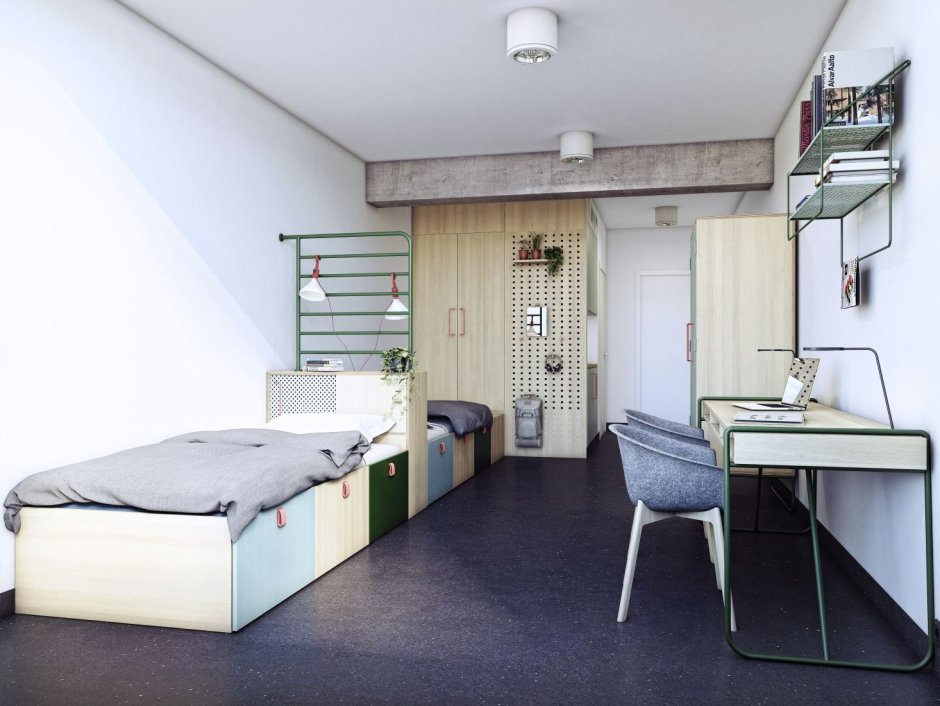 Hostel room design