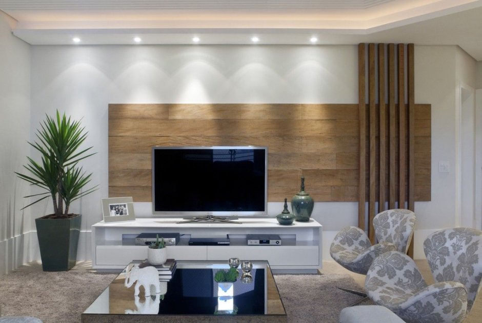 Laminate wall panels living room