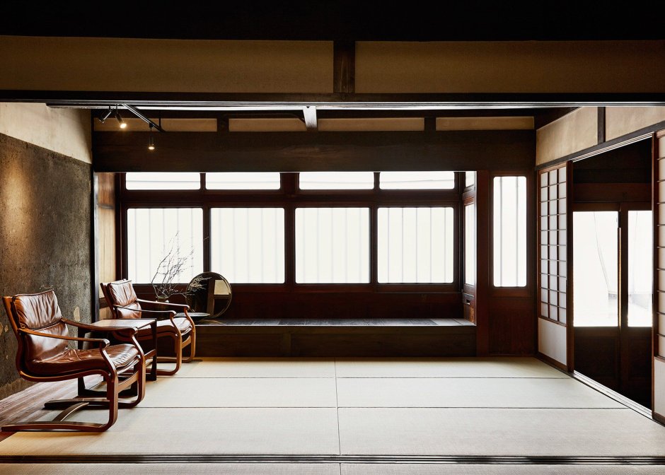 Traditional japanese study room