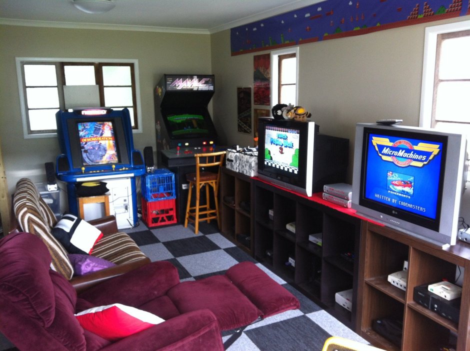 Home arcade room