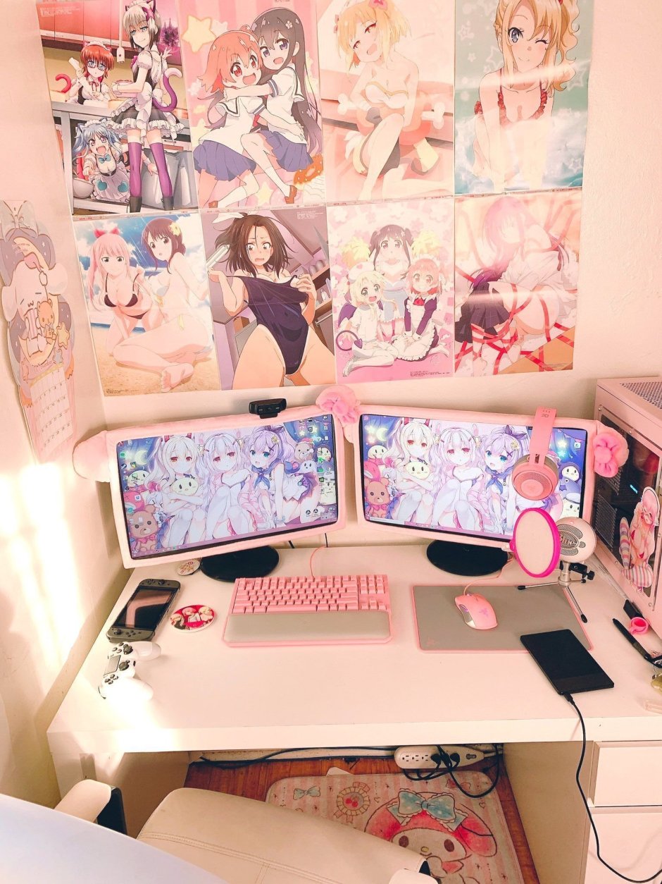 Messy anime room