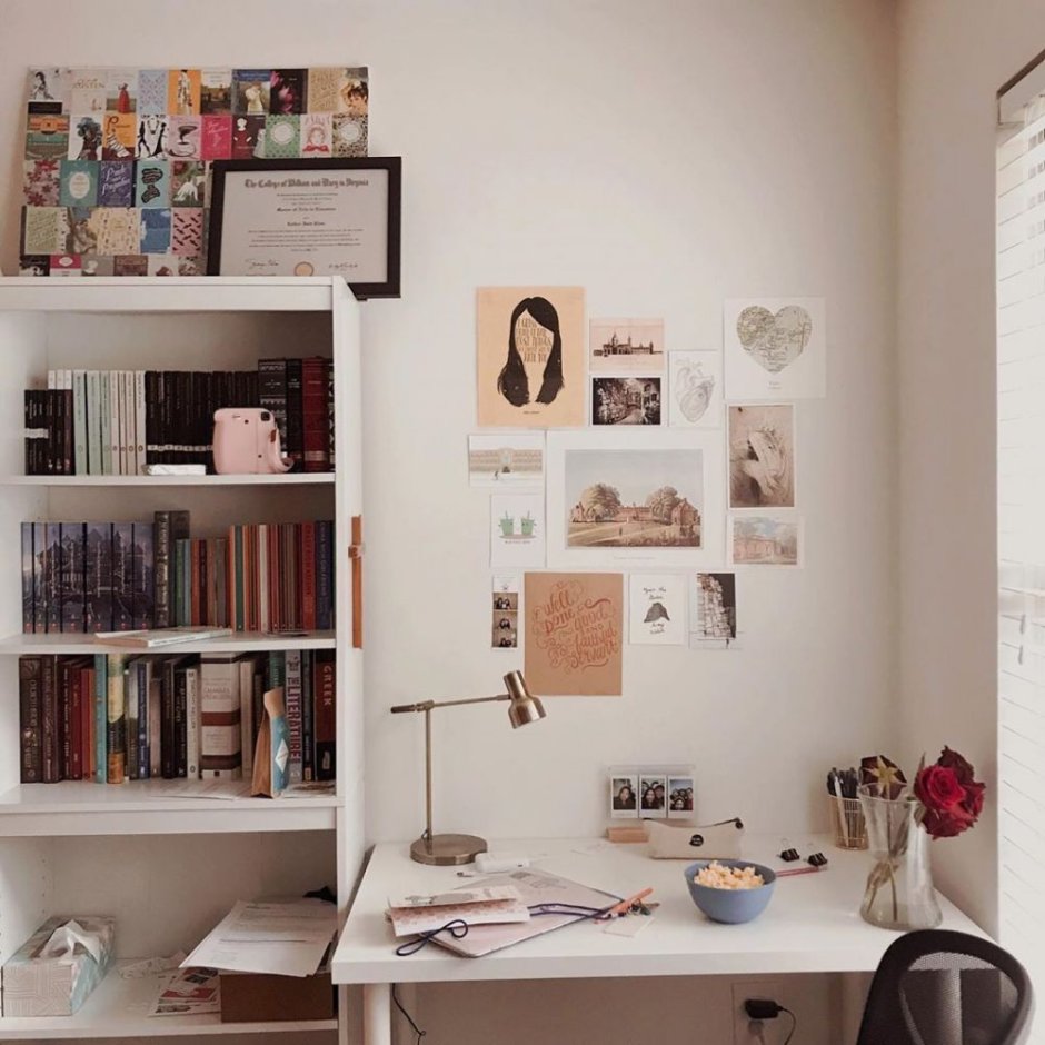 Small bedroom and study room combined