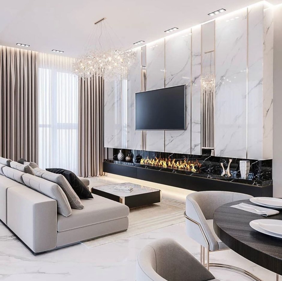 Grand living room design