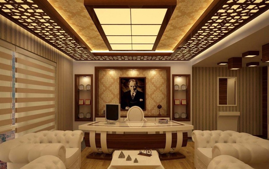 Spanish ceiling design for drawing room