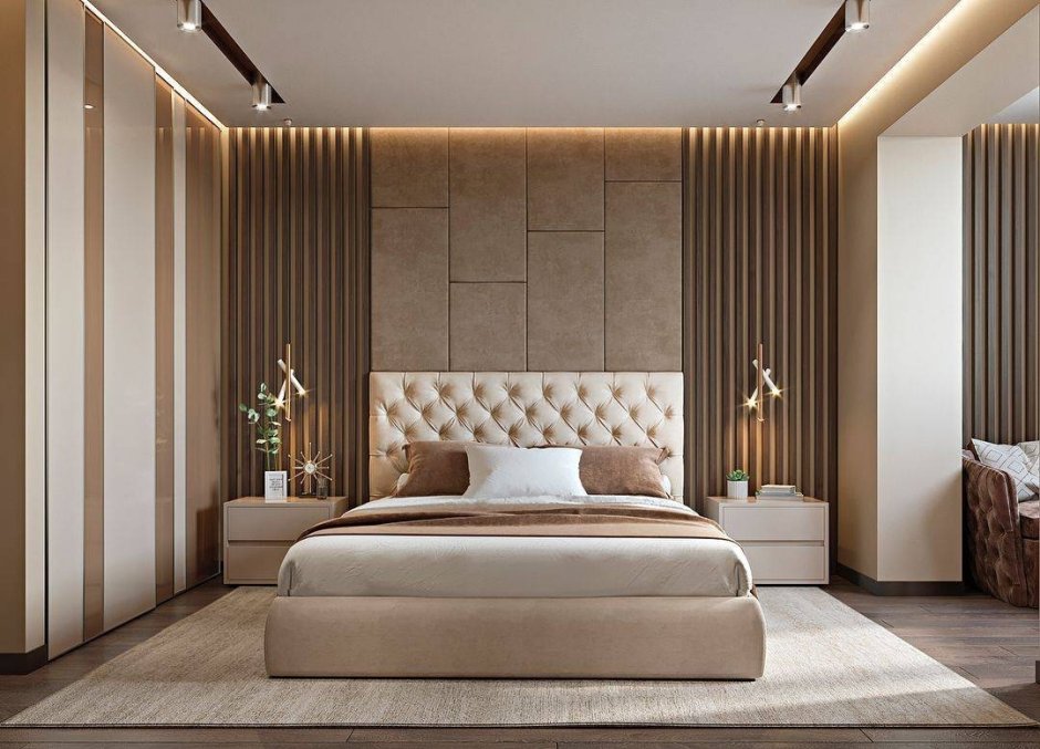 Bed room wall design