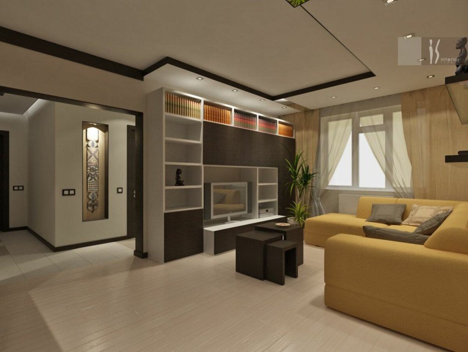 Corner design for living room