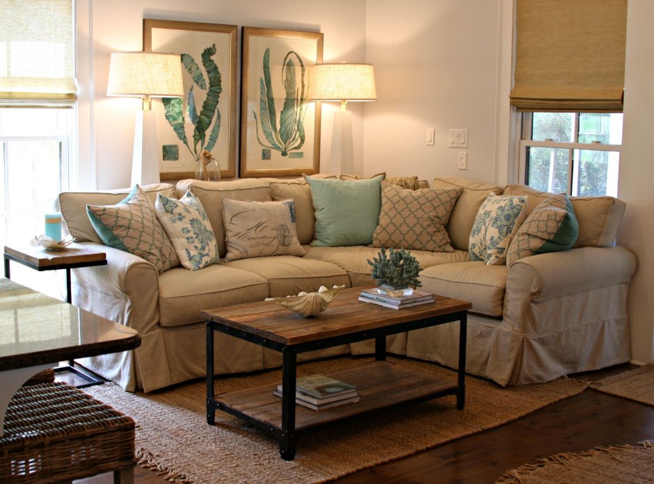 Cottage style living room furniture