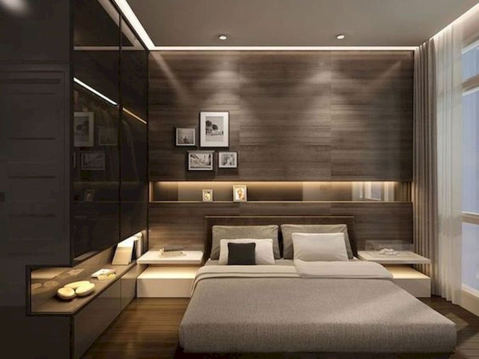 Simple hotel room design