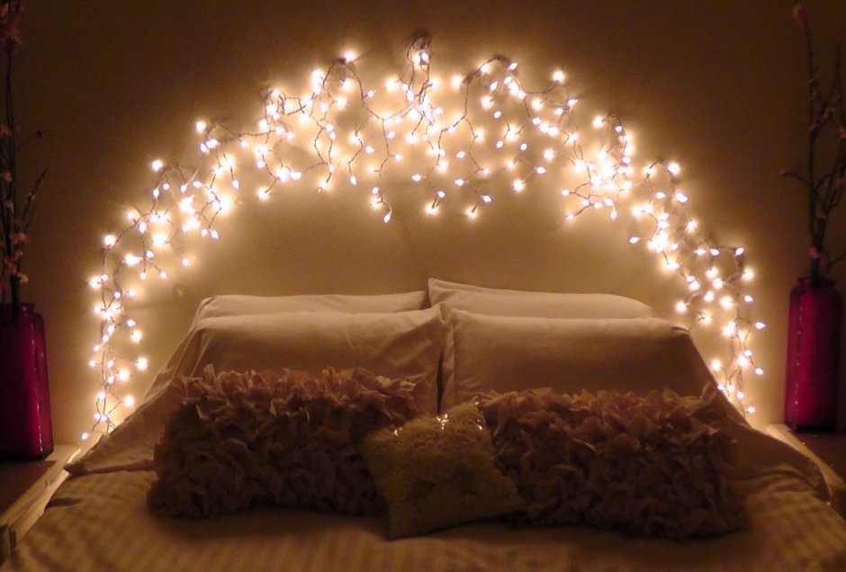 How to decorate room with fairy lights