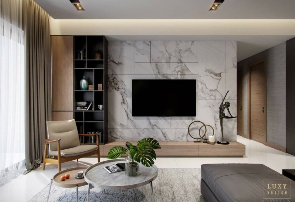 Marble design for drawing room
