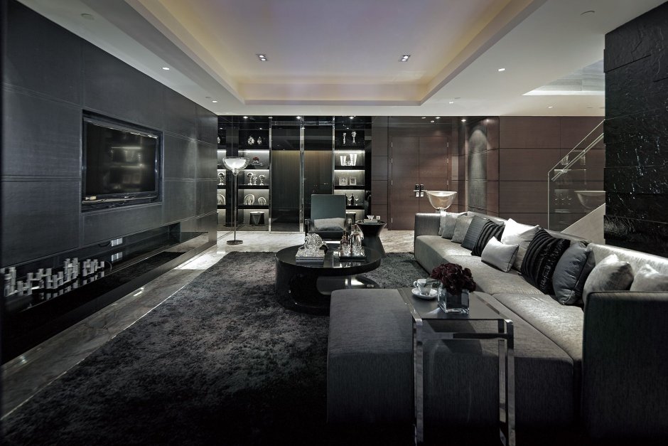 Rich luxury living room