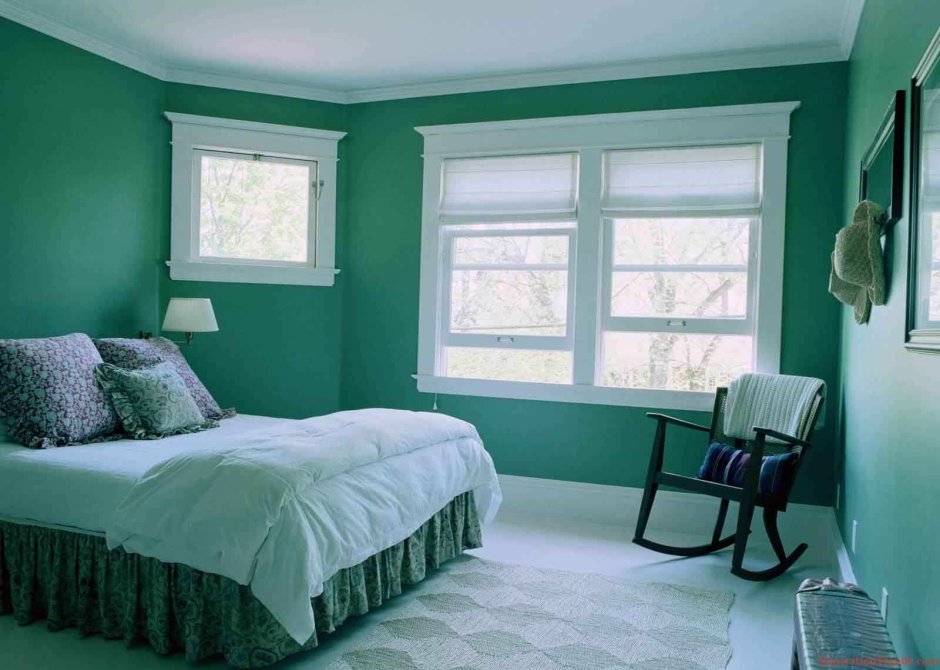 Guest room wall colour combination