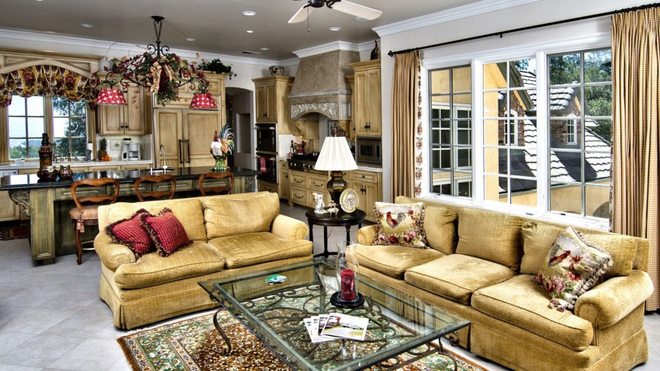 Country living room design
