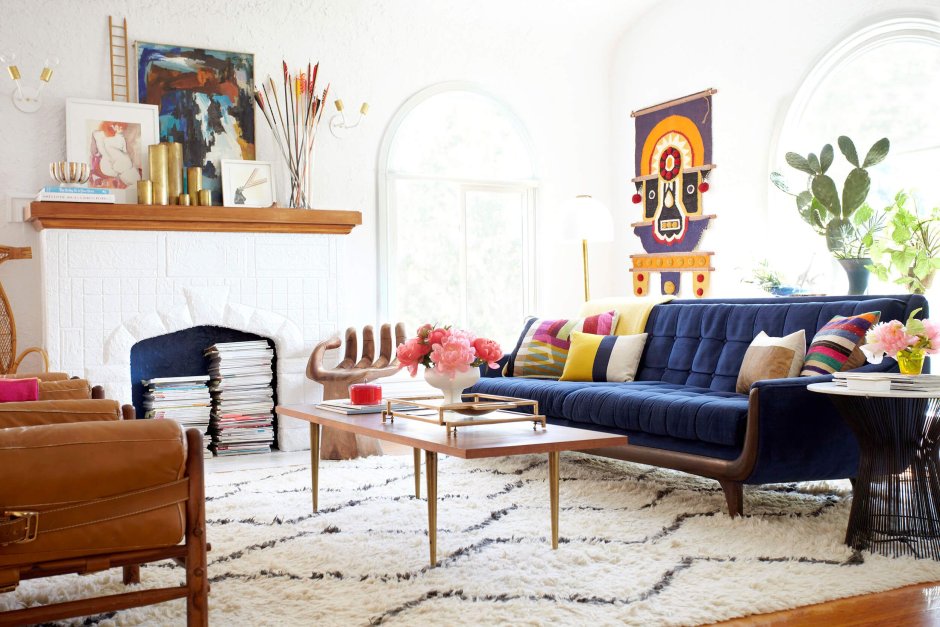 Eclectic living room decor