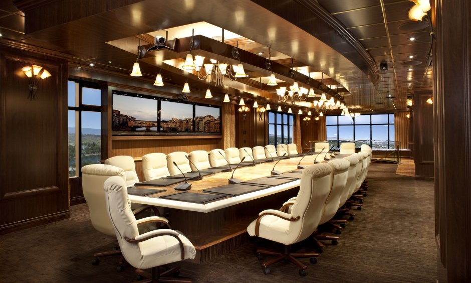 Luxury conference room design