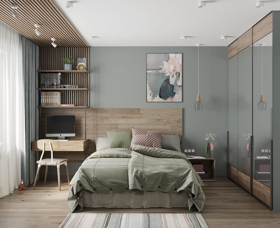 Modern bedroom designs for small rooms