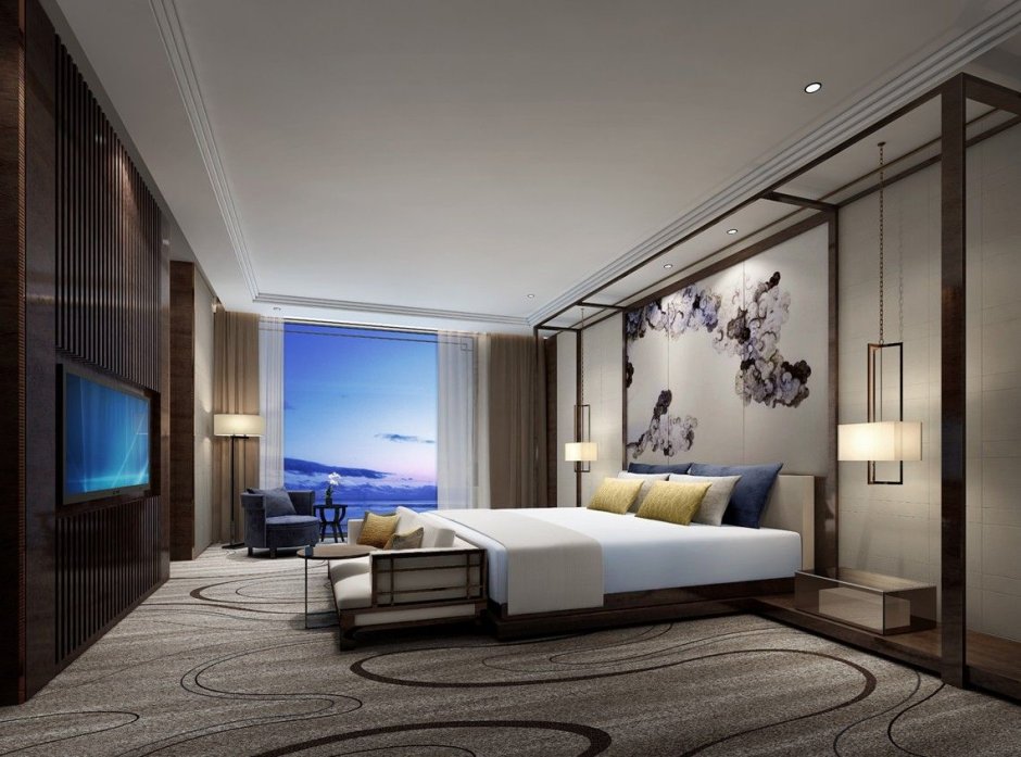 Luxury hotel room design