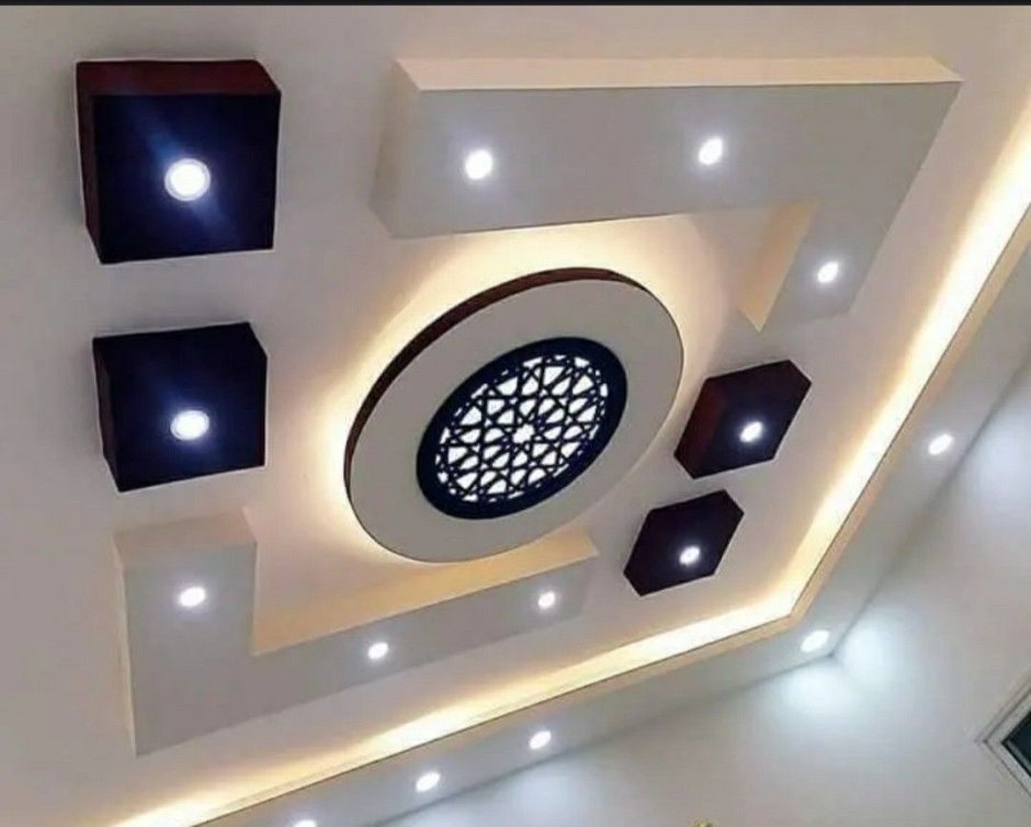 Simple living room false ceiling design