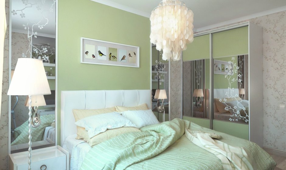 Pastel green room color