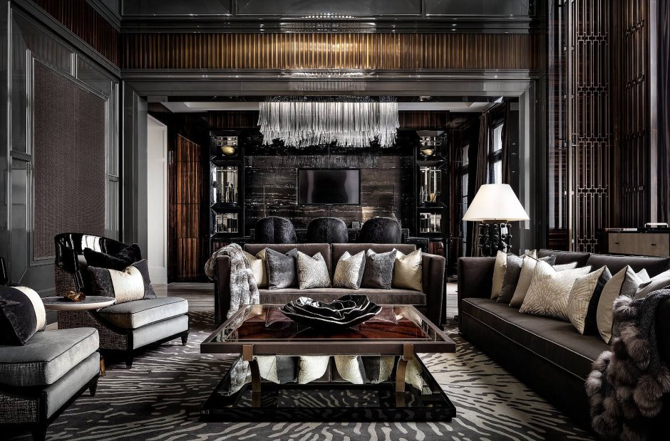 Lux living room design