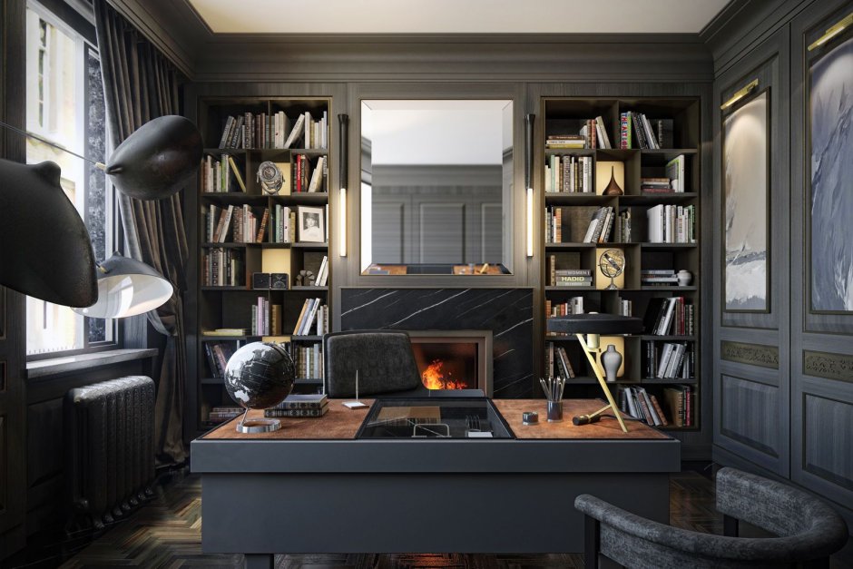 Office library room ideas