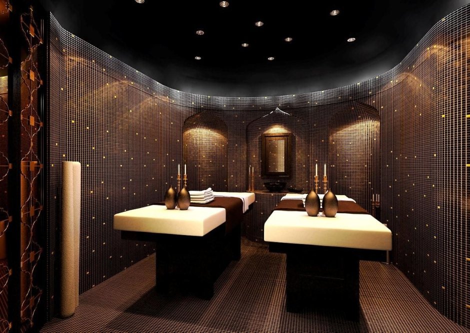 Luxury spa room design