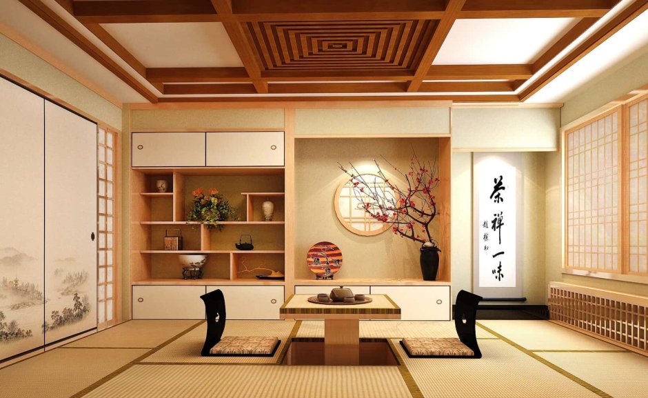 Japanese room decor