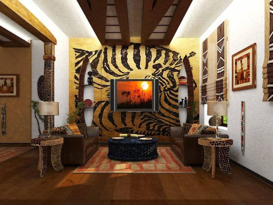 Africa themed room