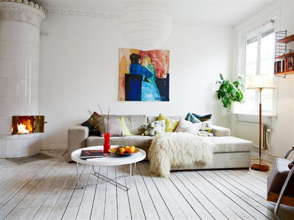 Living room interior painting design