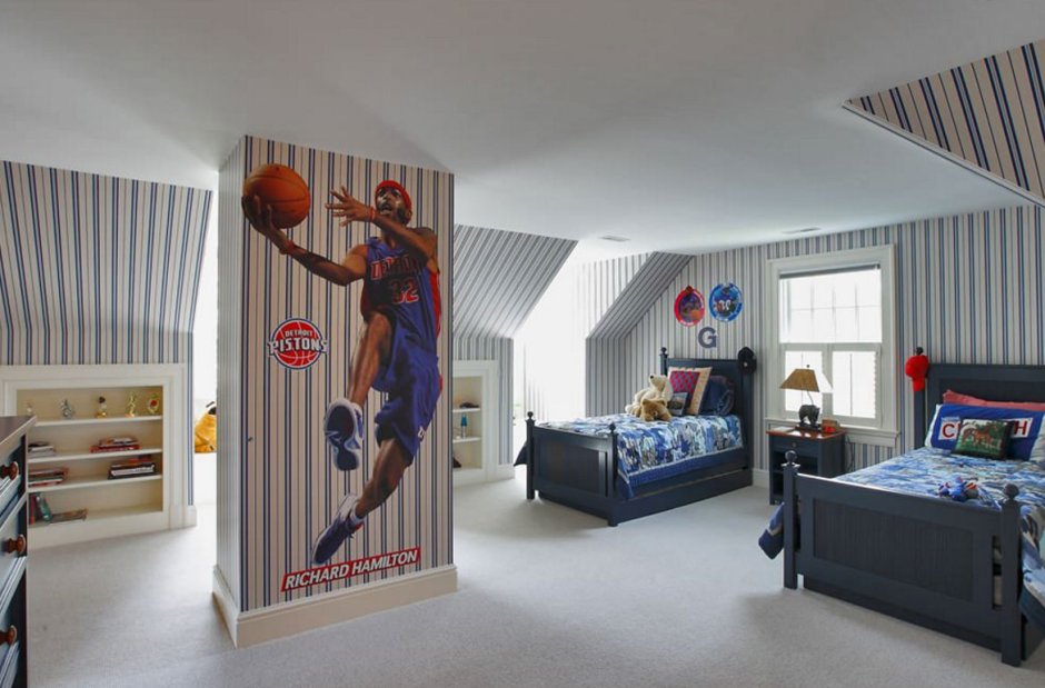 Basketball themed room ideas