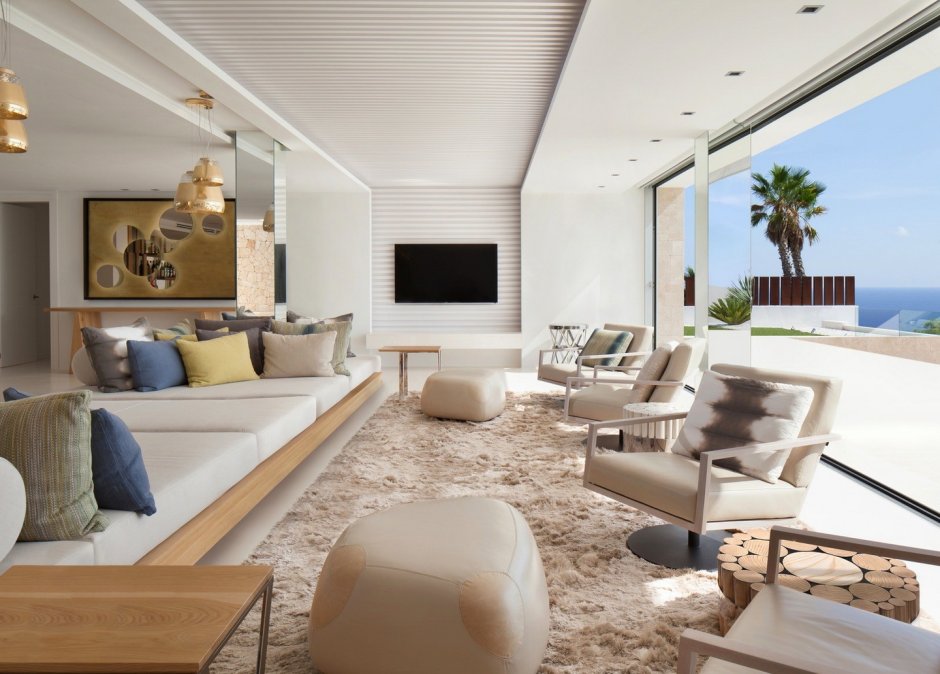 Villa living room interior design