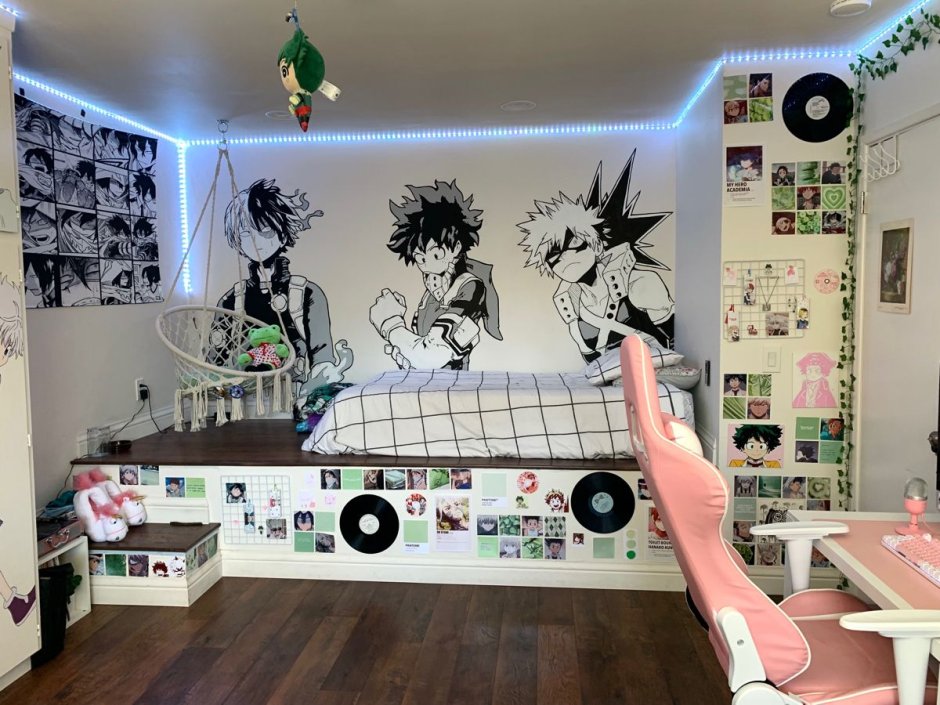 clean otaku room